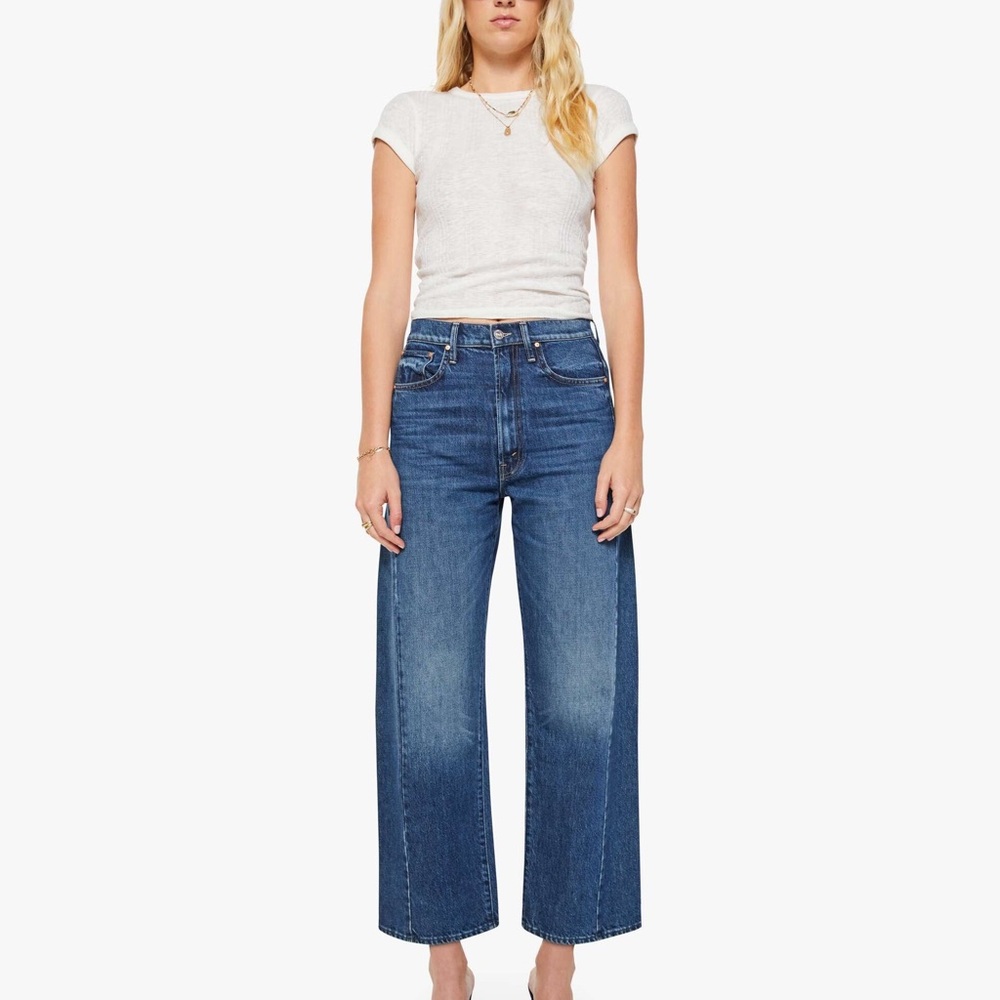MOTHER Blue Ankle & Cropped Jeans